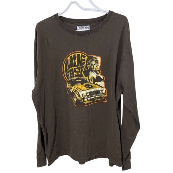 urban pipeline Other - Men’s XXL Urban Pipeline Live Fast Classic Car Bikini Girl Long Sleeve Shirt